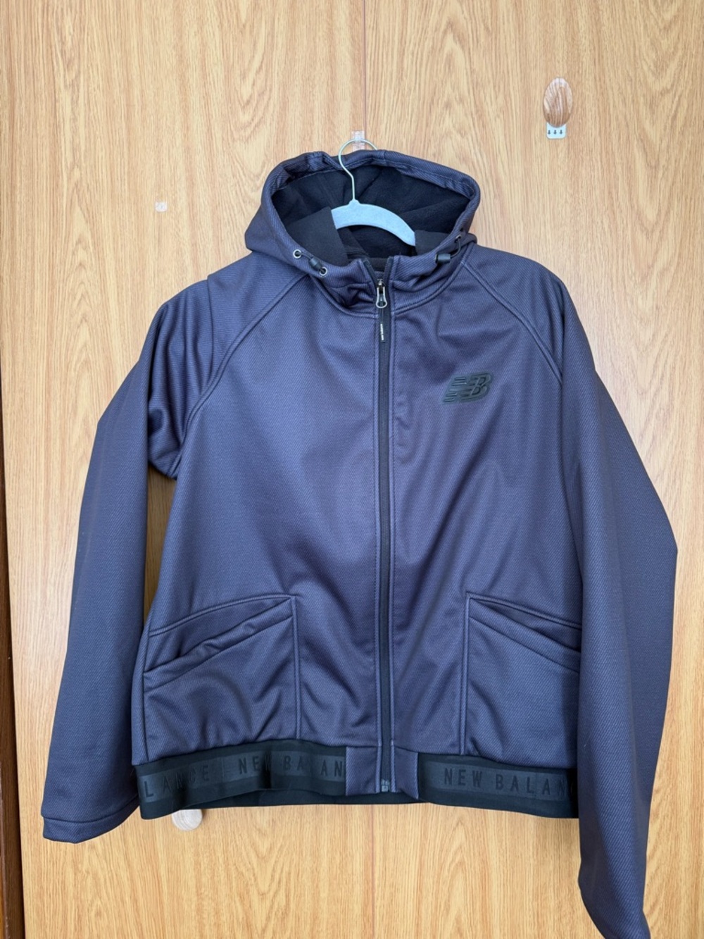 New Balance XL fits like M Hooded Zip Jacket in Navy Blue
